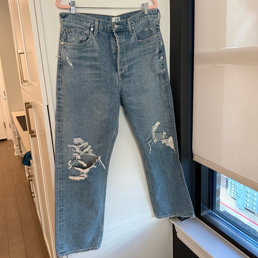 NWOT || AGOLDE -  90s Ripped Loose Fit Jeans